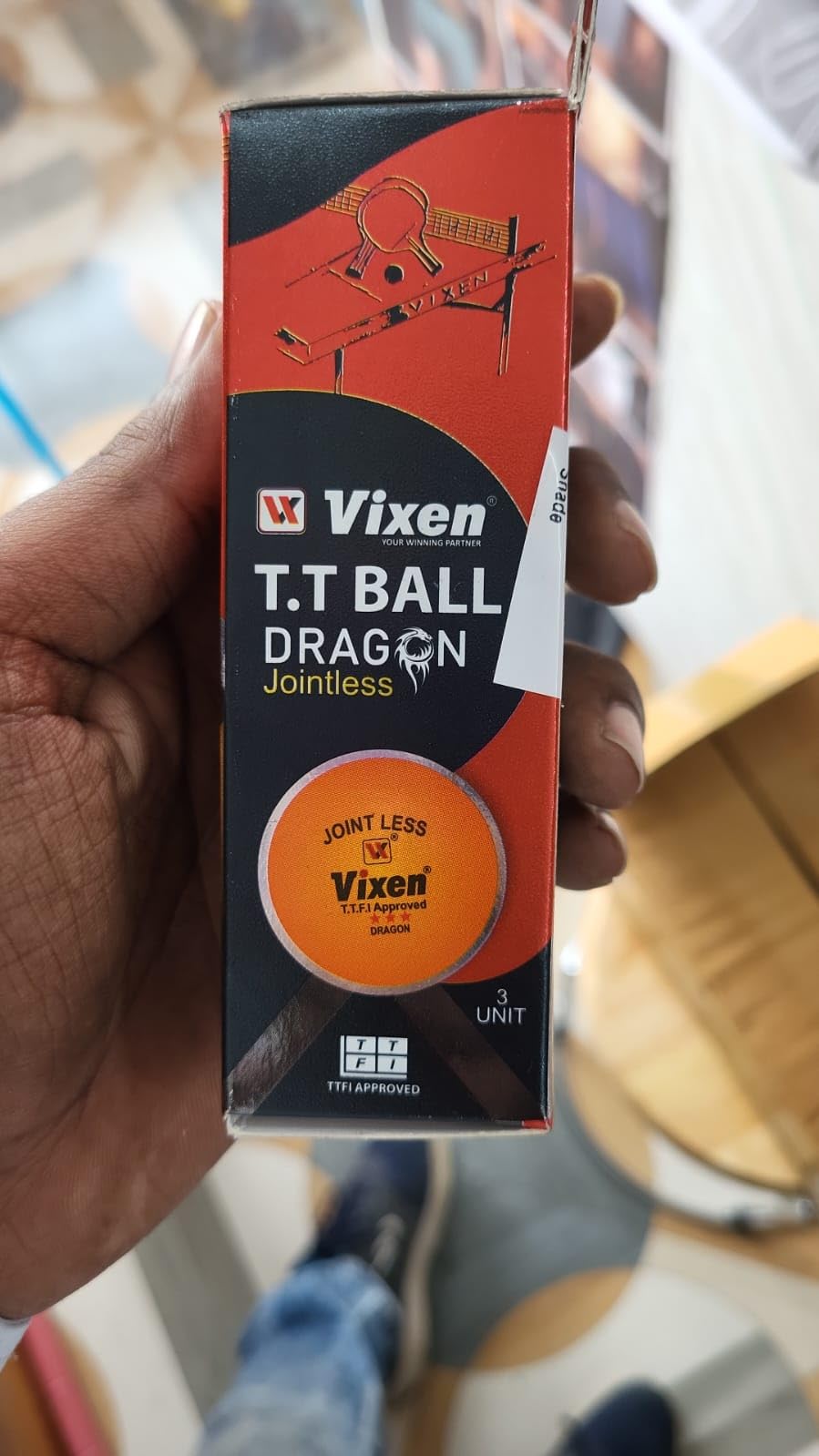 Buy JS Sports Vixen Jointless Unbreakable Table Tennis Ball