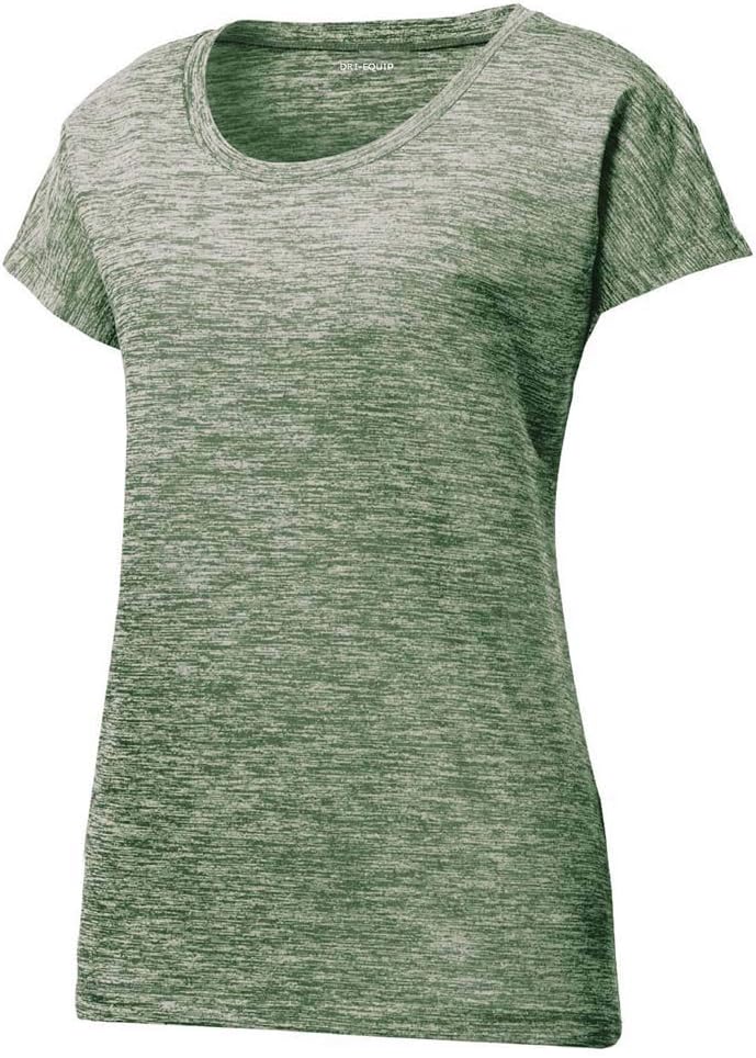 Women's Dri-Equip Electric Heather Moisture Wicking T-Shirts in XS-4XL