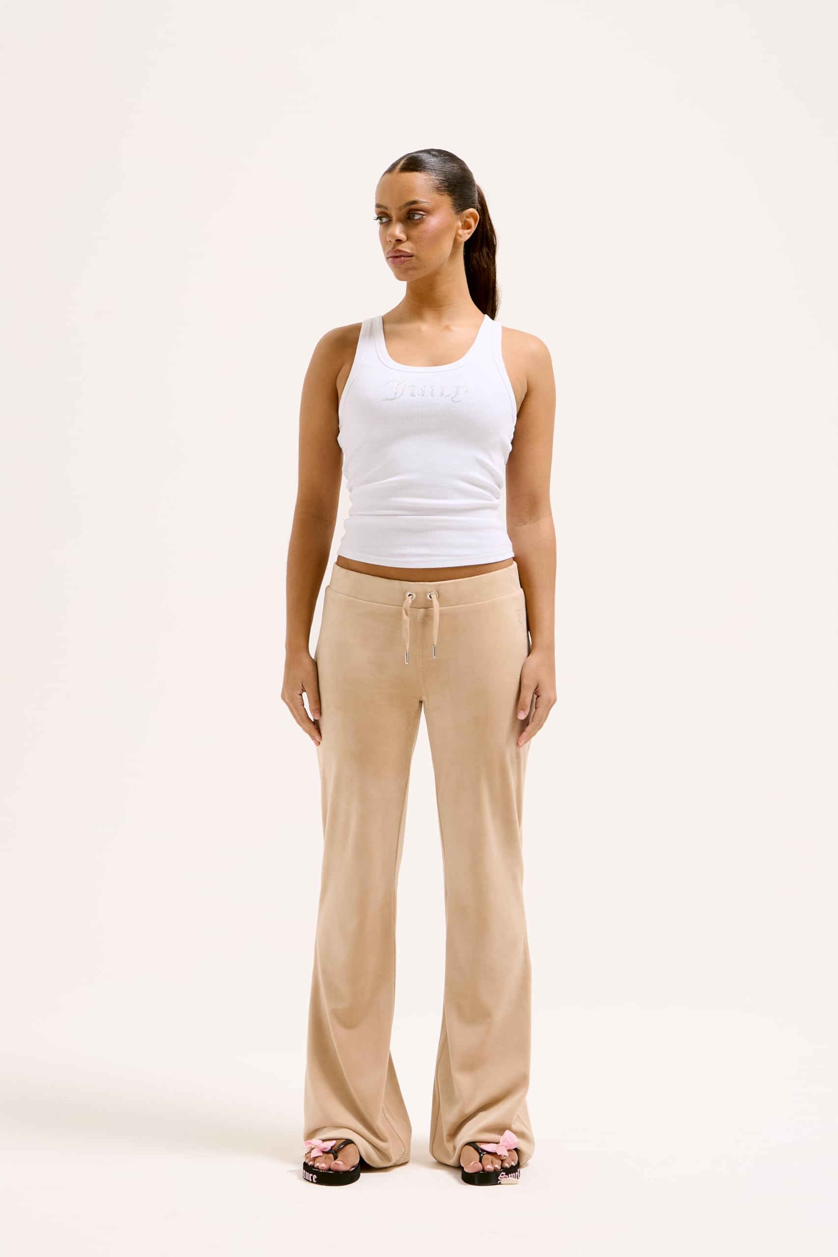 Juicy Couture Thin Strap Racer Vest - Figurbetonte Sportliche Weste Mit Applikationen In Versch. Farben Chaleco de Moda Mujer