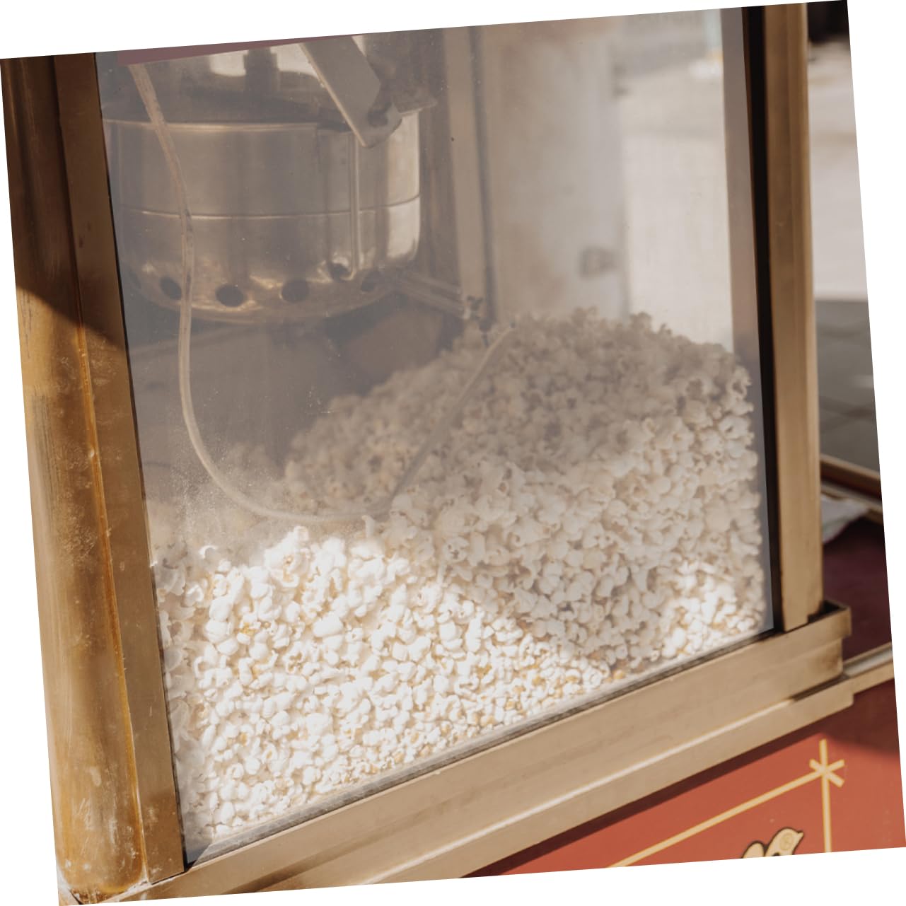 BEBEMOKO Commercial Popcorn Machine Protective Baffle Thickened Door Panel for Popcorn Machines and Easy to Install Efficient Protection for Popcorn Making