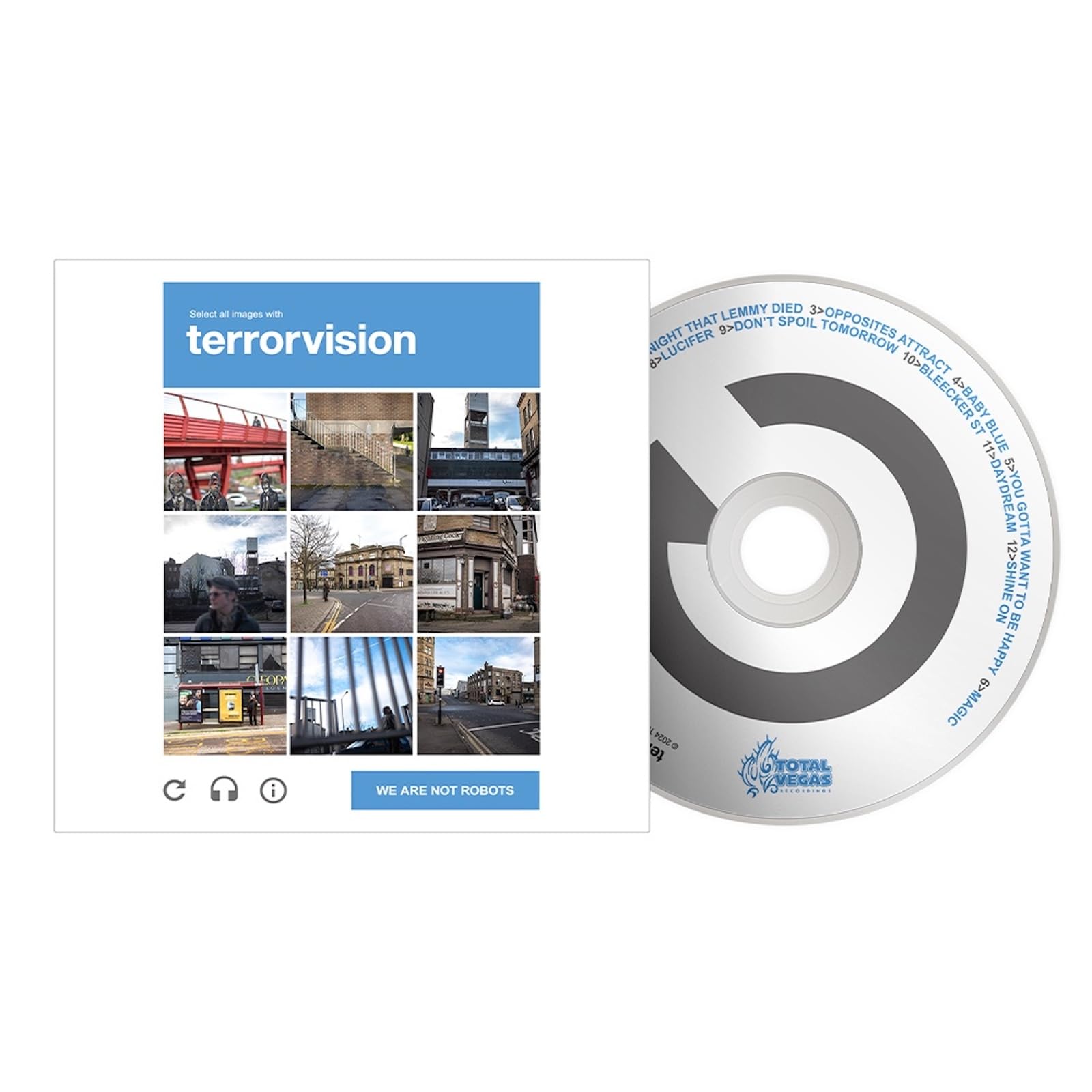 Terrorvision - We Are Not Robots (Total Vegas Recordings) CD Album