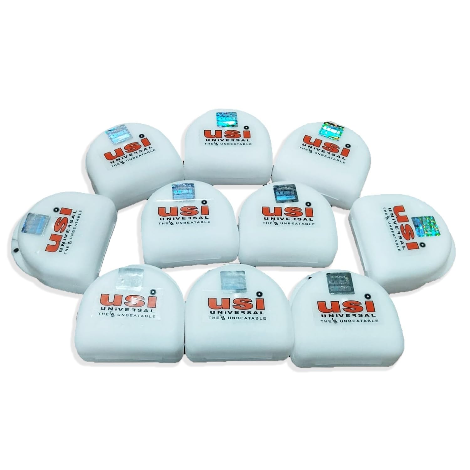 USI UNIVERSAL THE UNBEATABLE Mouth Guard Single, Pack of 10 Pieces MGS Mouth Guard Shield Case Teeth Grinding Boxing MMA Sports, Special for Sports Karate, Football, Mastial Arts, Rugby, Soccer (B01MSRBBWO) Amazon Price History, Amazon Price Tracker