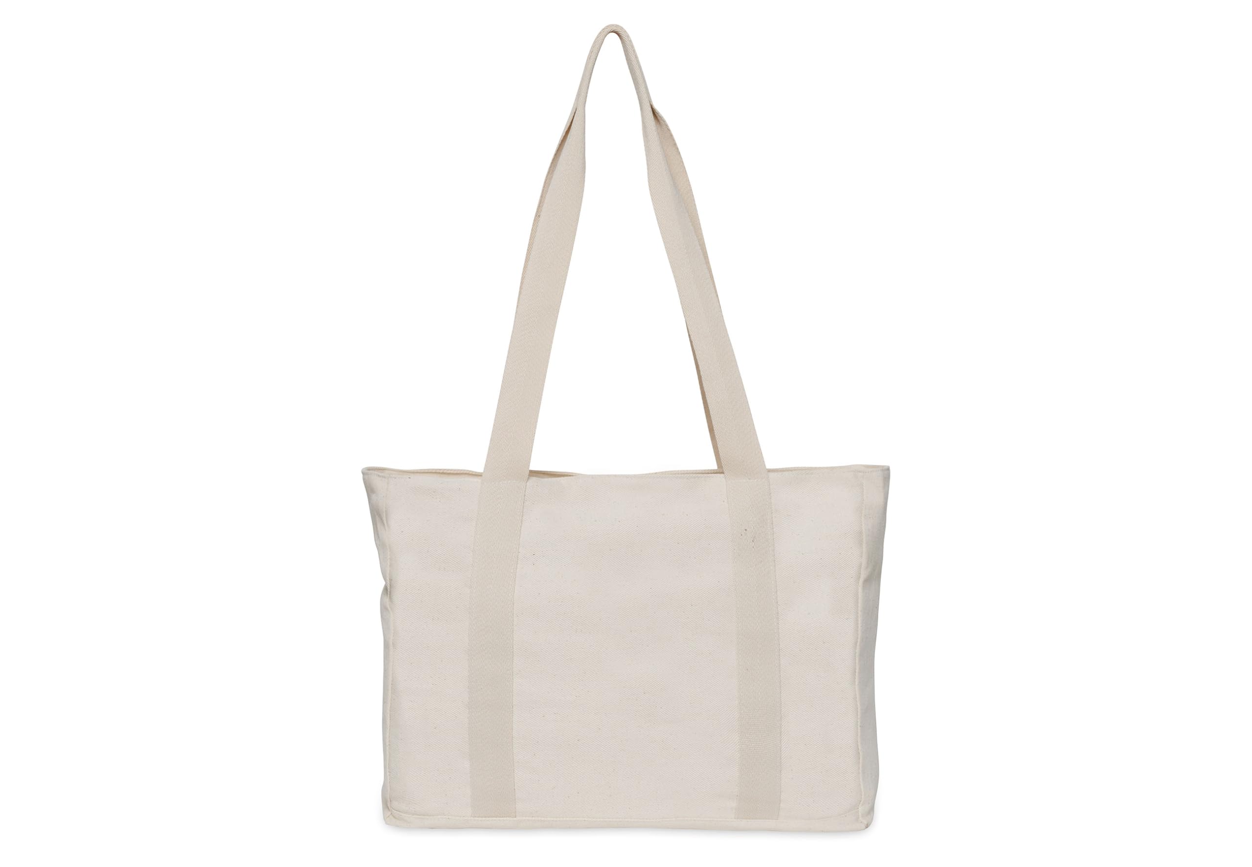 Jollein Borsa shopper per pannolini – Twill, Natural – Cotone – Borsa per passeggino – Borsa multifunzione – Beige chiaro
