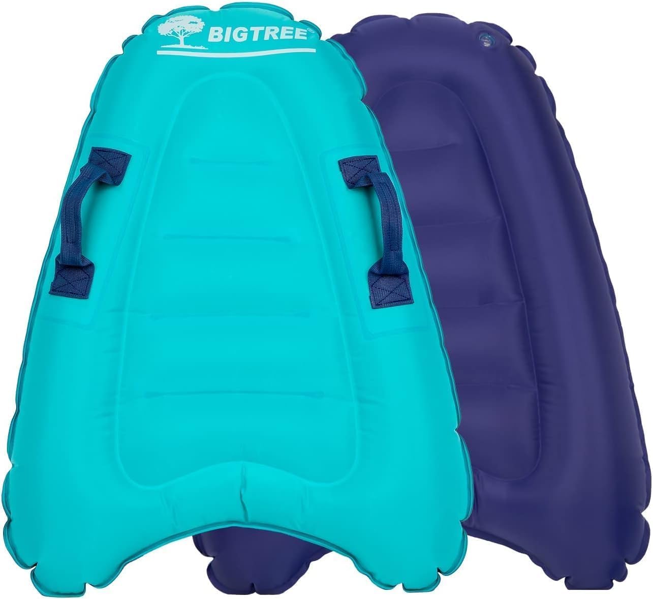 BIGTREE Bodyboard Planche de surf gonflable légère et portable avec poignées, bodyboards souples pour la natation, tapis d'apprentissage, convient pour plusieurs scénarios