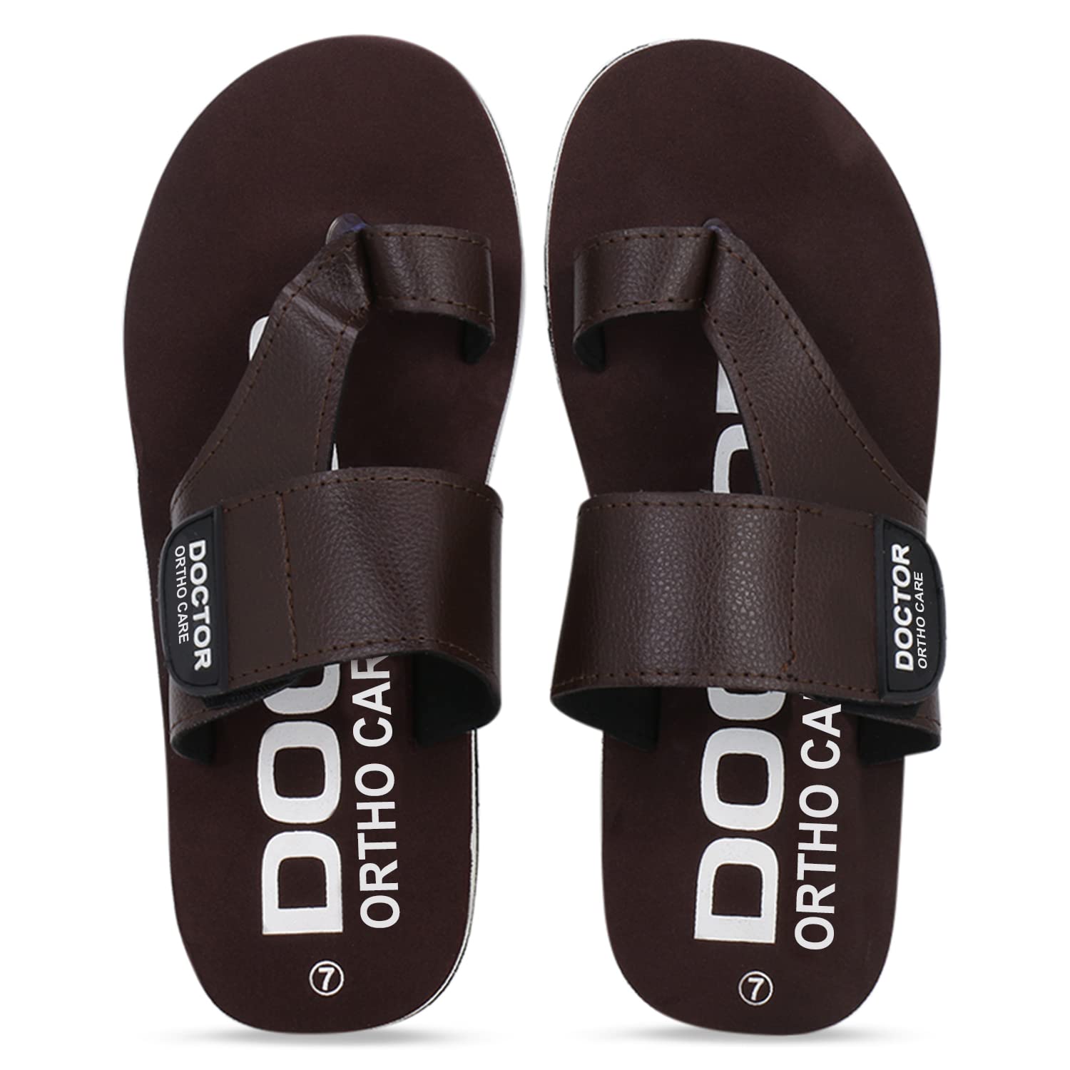 DOCTOR EXTRA SOFT House Slipper Care |Orthopaedic | Diabetic | Comfortable | Cushion | Flip-Flop Men's & Boys Home Slides for Daily Use 60026