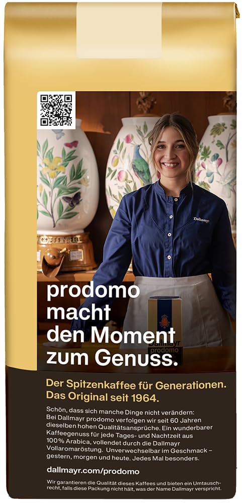 Dallmayr de café décaféiné Prodomo 500 g en grains de café