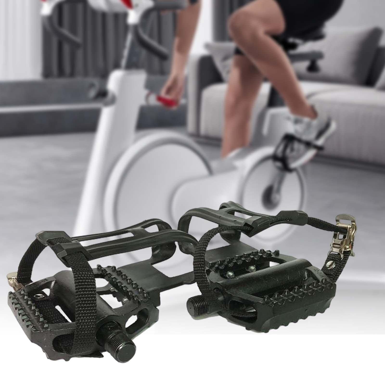 Pedale für Heimtrainer mit Verstellbaren Riemen für Fitnessstudios – Ersatzzubehör