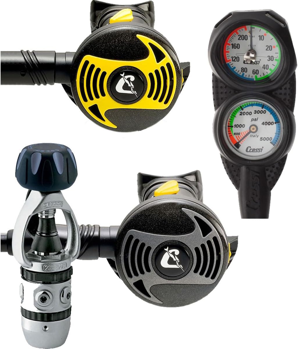 Cressi XS2/AC2 Regulator, XS Octopus and Mini 2 Gauge
