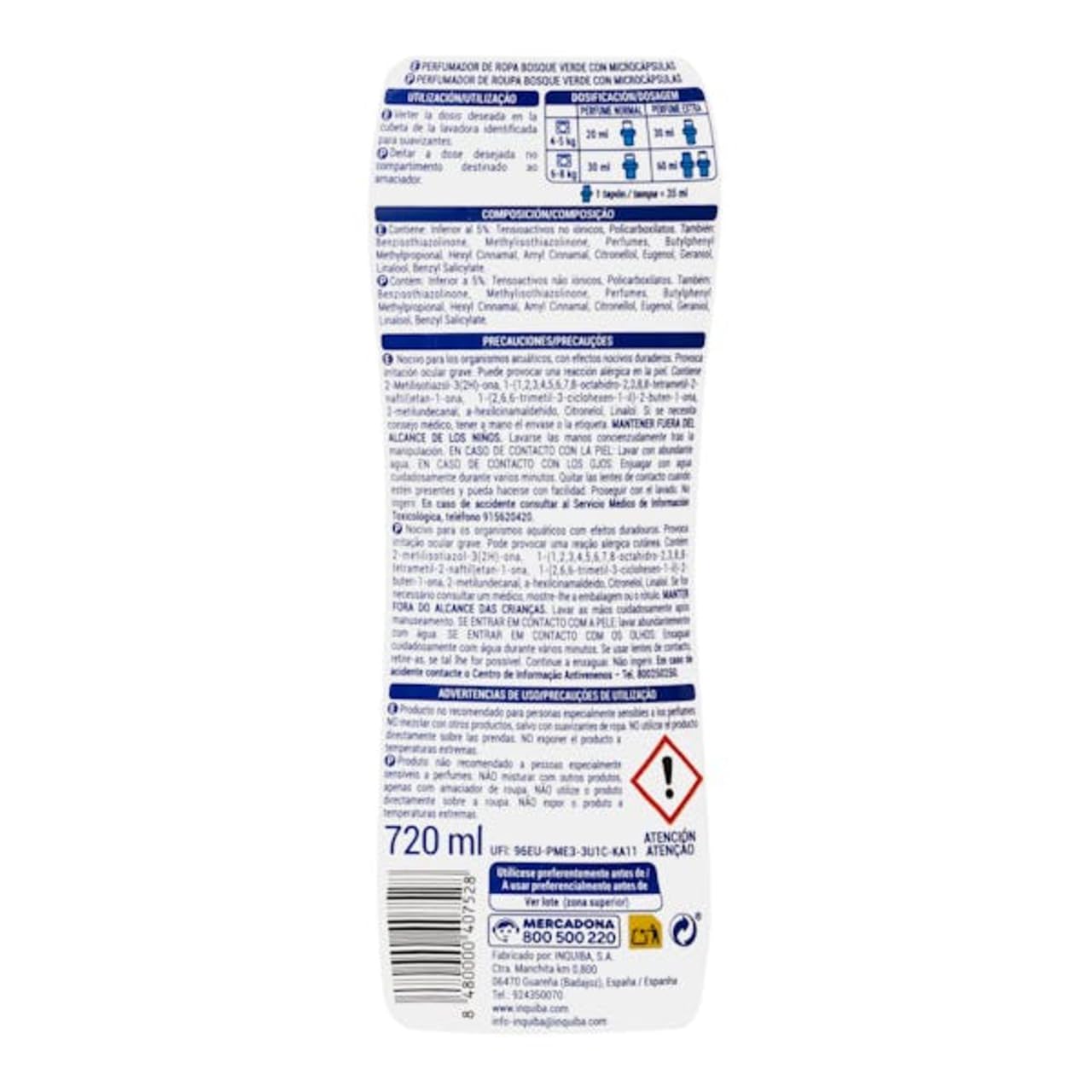 Wäscheparfüm Duftverstärker 4er-Pack