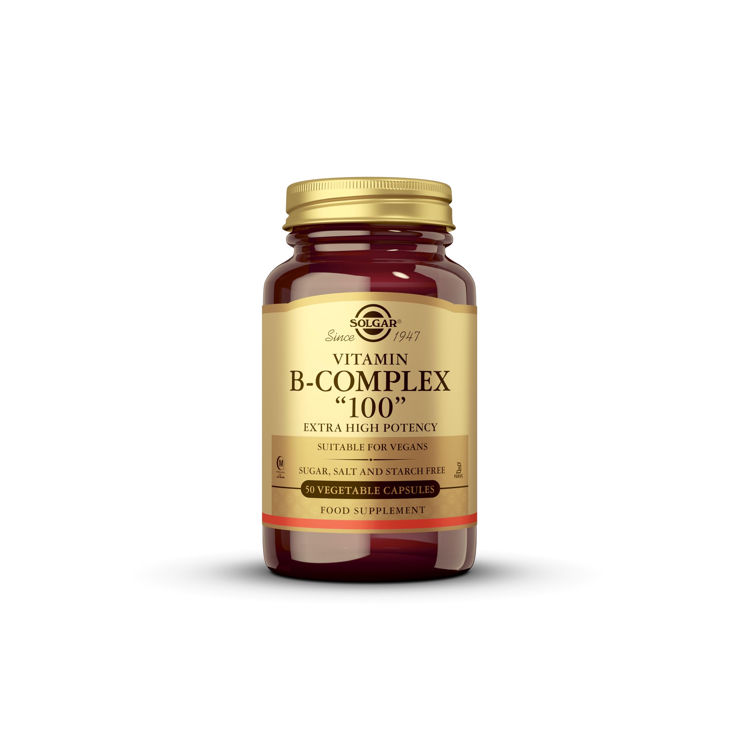 Solgar Vitamin B-Complex 100-50 Vegetable Capsules
