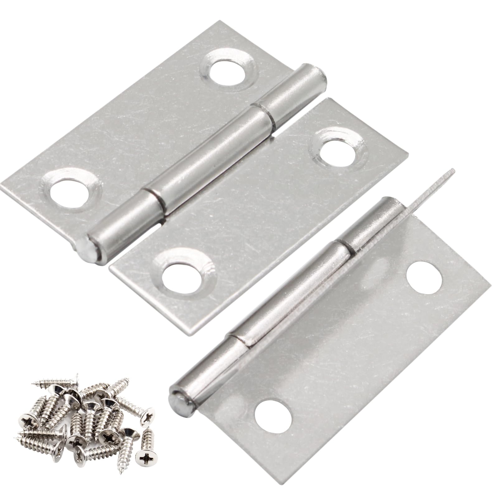 Luomorgo 1.5 Inch Mini Hinges, Stainless Steel Butt Hinges, -5 Luomorgo 1.5 Inch Mini Hinges, Stainless Steel Butt Hinges, -5