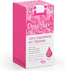 Depilflax – Cera Quente em Tabletes Rosa 250g