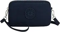 Bolsa Carteira Tiracolo Impermeável com 2 Alças – Transversal e de Mão, Compacta, com 3 areas e Compartimentos, Ideal para Celular, Carteira, Passeios e Viagens
