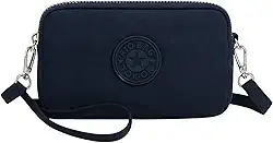 Bolsa Carteira Tiracolo Impermeável com 2 Alças – Transversal e de Mão, Compacta, com 3 areas e Compartimentos, Ideal para Celular, Carteira, Passeios e Viagens