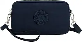 Bolsa Carteira Tiracolo Impermeável com 2 Alças – Transversal e de Mão, Compacta, com 3 areas e Compartimentos, Ideal para Celular, Carteira, Passeios e Viagens