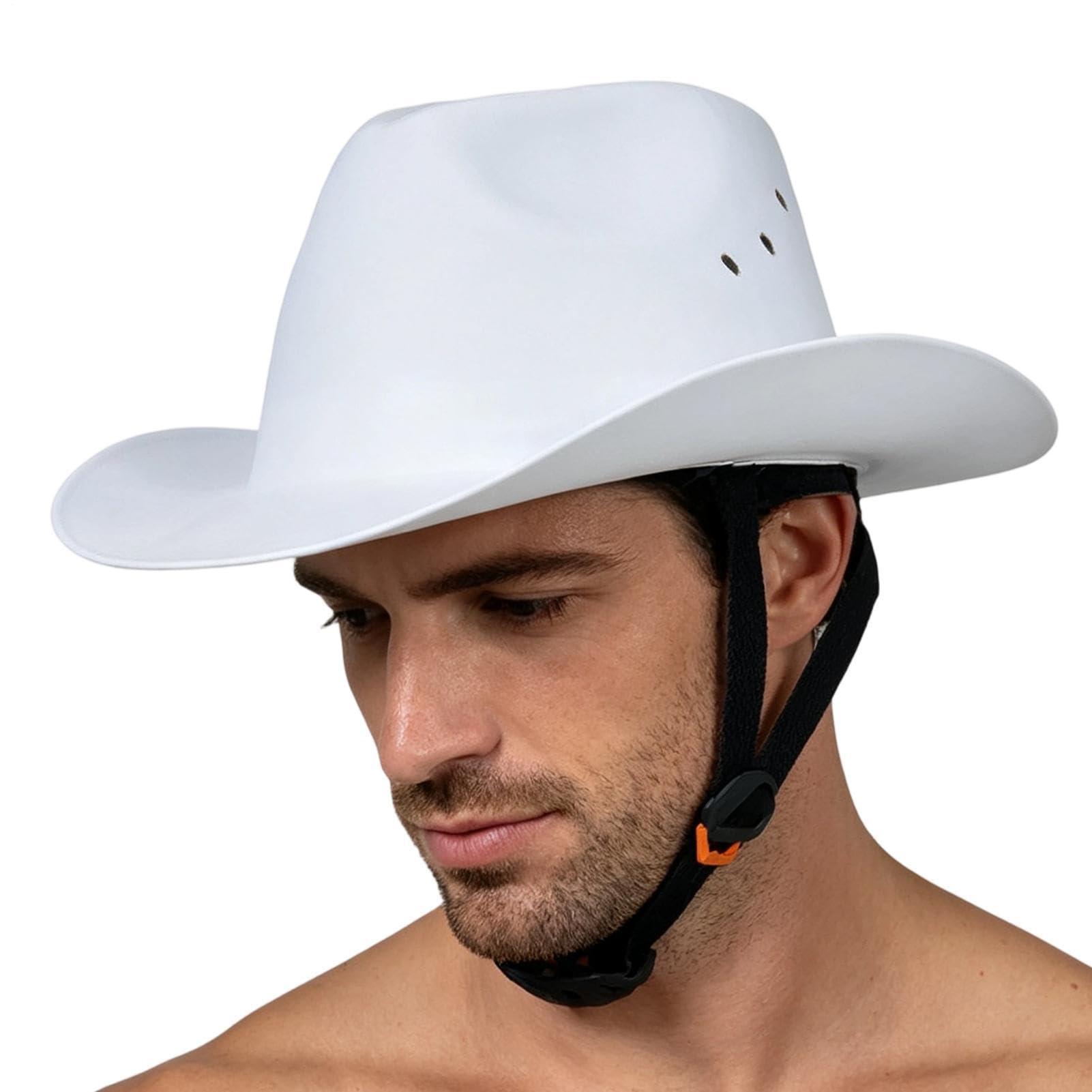 Casco de seguridad ajustable con protección solar
