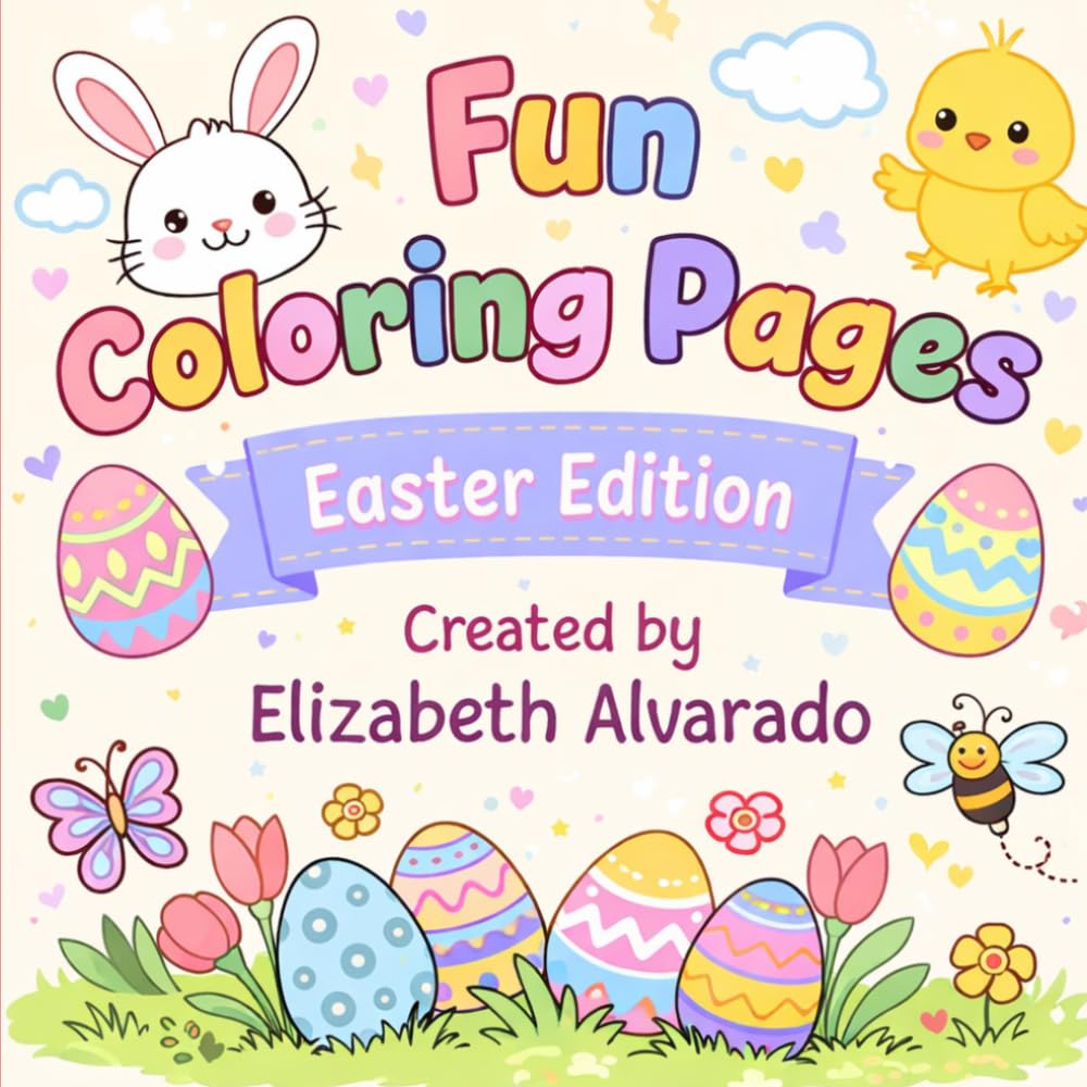 Fun Coloring Pages: Easter Edition