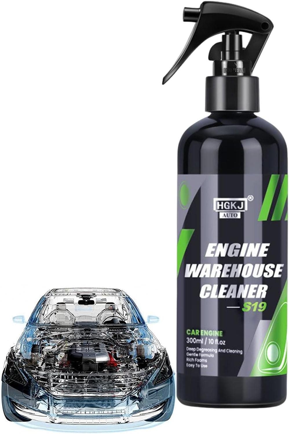 Engine Bay Cleaner Rinse Free Engine Warehouse Cleaner,Professional