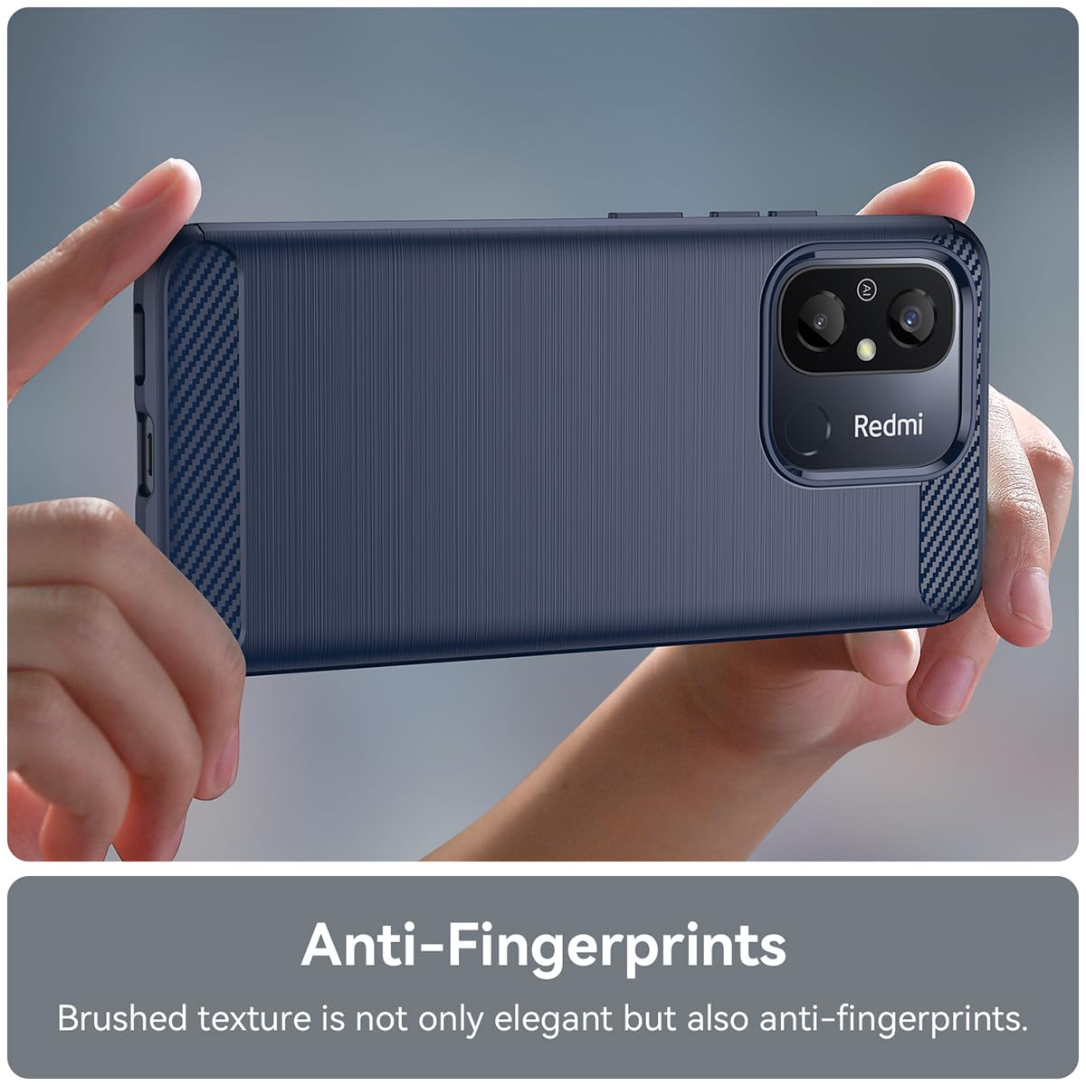 Coque Xiaomi Redmi 12C / Poco C55 Avec Verre Trempé - Protection Militaire, Anneau Support 360° Et Aimant - Bleu - 11