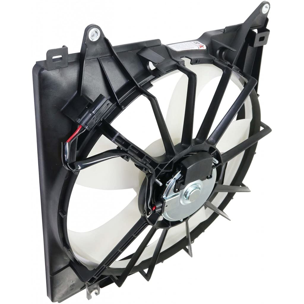 for Honda CRV Radiator A/C Cooling Fan Assembly 2017-2022 Driver Side | 1.5L / 2.4L for HO3115169 | 19015-5PA-A01