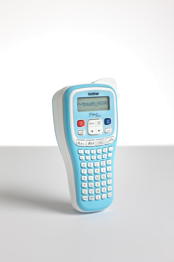 Brother PTH100. Rotuladora electrónica de Mano ergonómica para el hogar y la Oficina con Pantalla LCD.