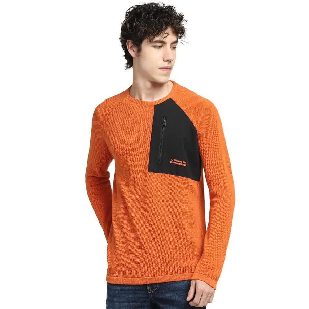 JACK & JONES Men’s Cotton Regular Fit Roundneck Sweater JACK & JONES Men’s Cotton Regular Fit Roundneck Sweater