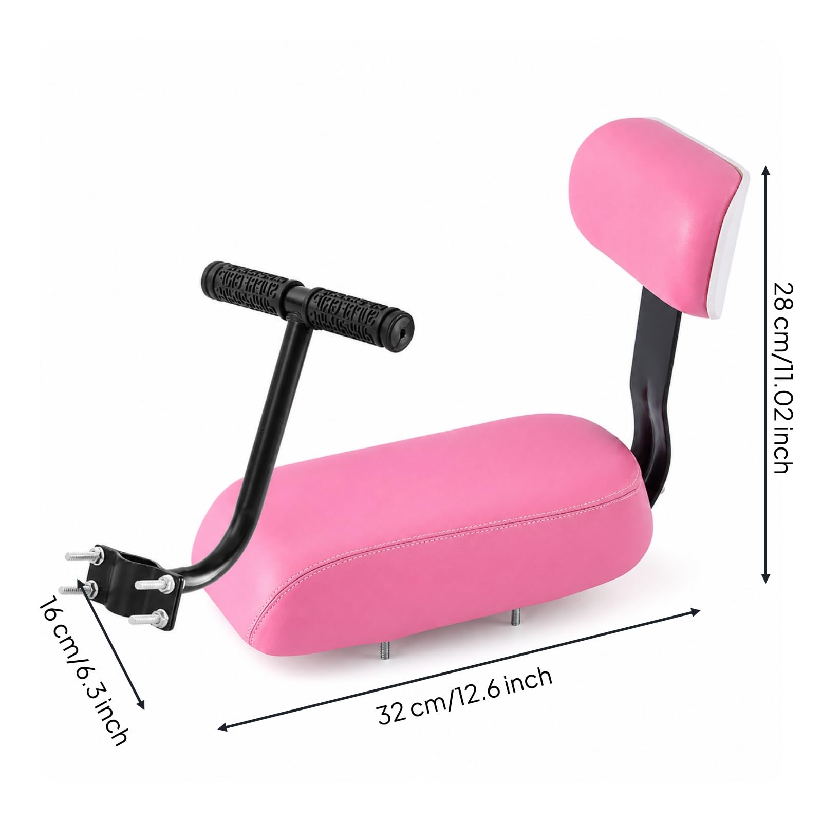 Seggiolino Bici Bambini Posto Posteriore, Rosa, style to 6