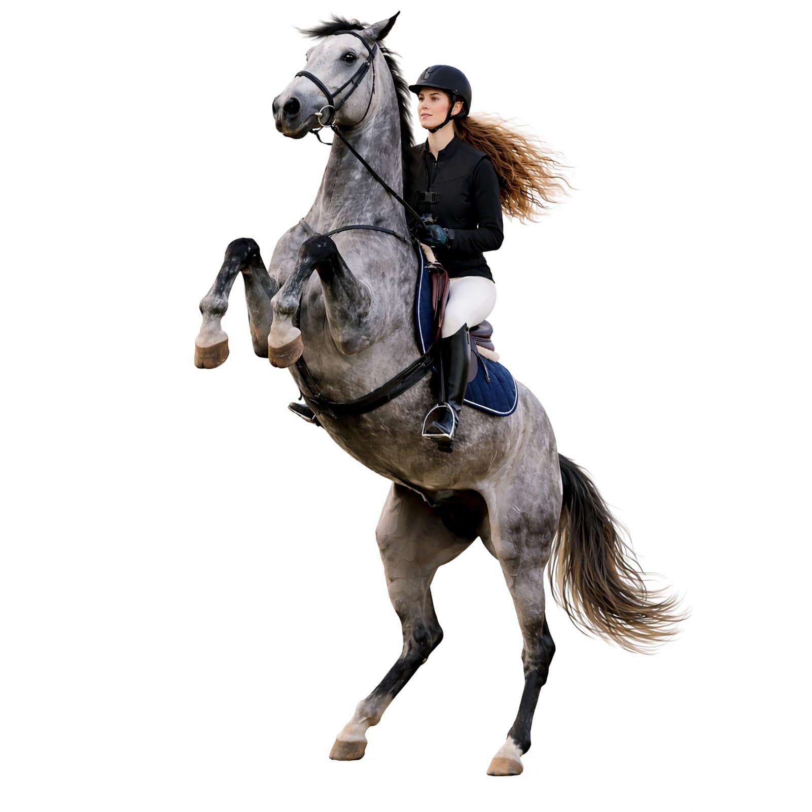 Chaleco Airbag para Equitación Mujer, Protector Reflectante y motoTranspirable, Prevención de Caídas Montando a Caballo
