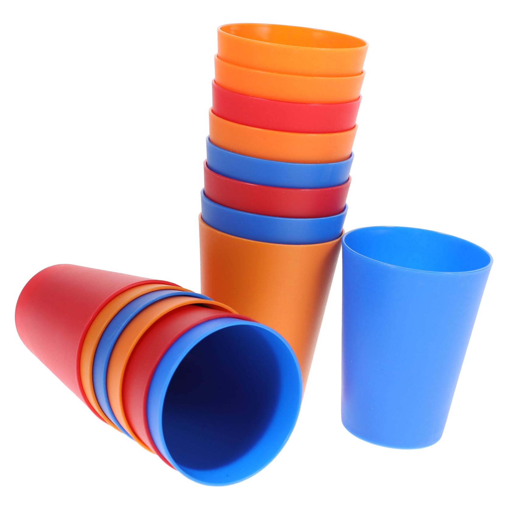 Amazon | PLAFOPE 15個 カラーコップ プラスチック コップ イケア