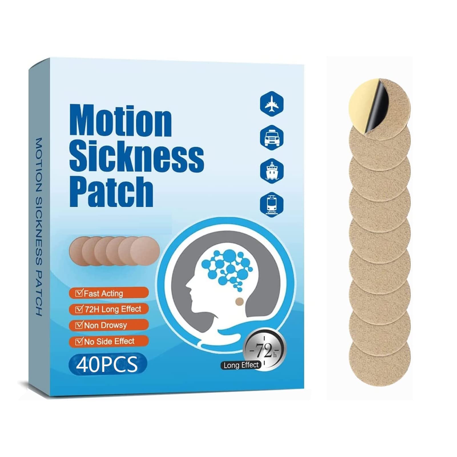 Motion Sickness Patches for Adults and Kids, Cruise Travel Essentials 2026 — Amazon image 10