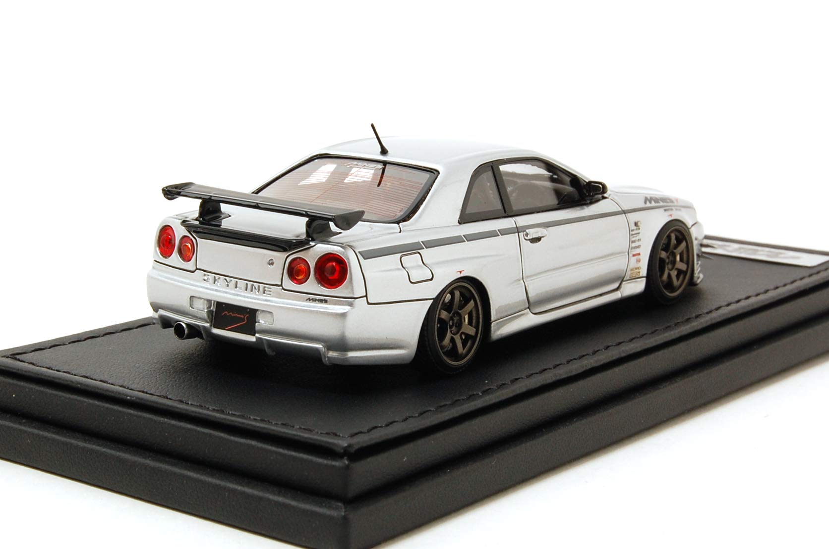 イグニッションモデルSkyline GT-R Mine's (R34) シルバー Ignition Model 1:43 Nissan Skyline GT-R Mine's (R34) Silver
