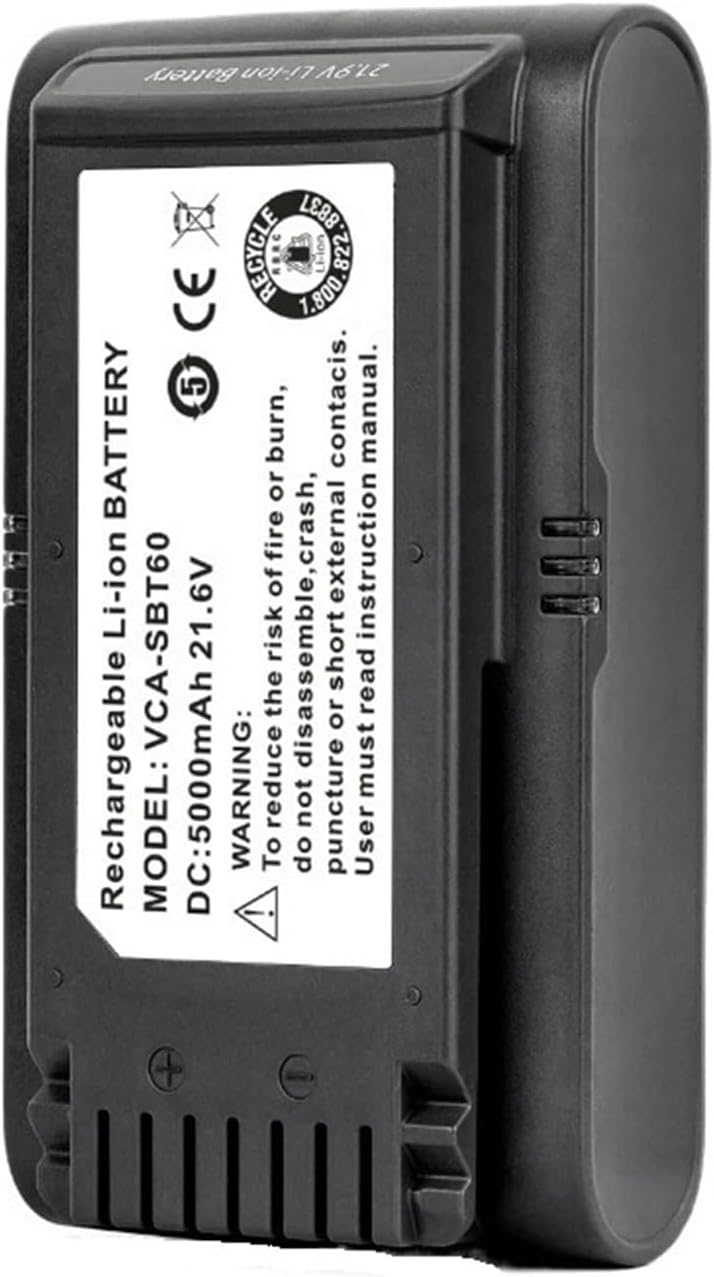 21.6V VCA-SBT90 Replacement Battery，Compatible For Samsung，Vs9000/Jet90/Jet75 Cordless Handheld Vacuum Cleaner Battery(2PCS 4000mAh)