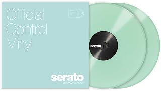 12" Serato Control Vinyl - Standard Colors - Glow in Dark (PAIR)