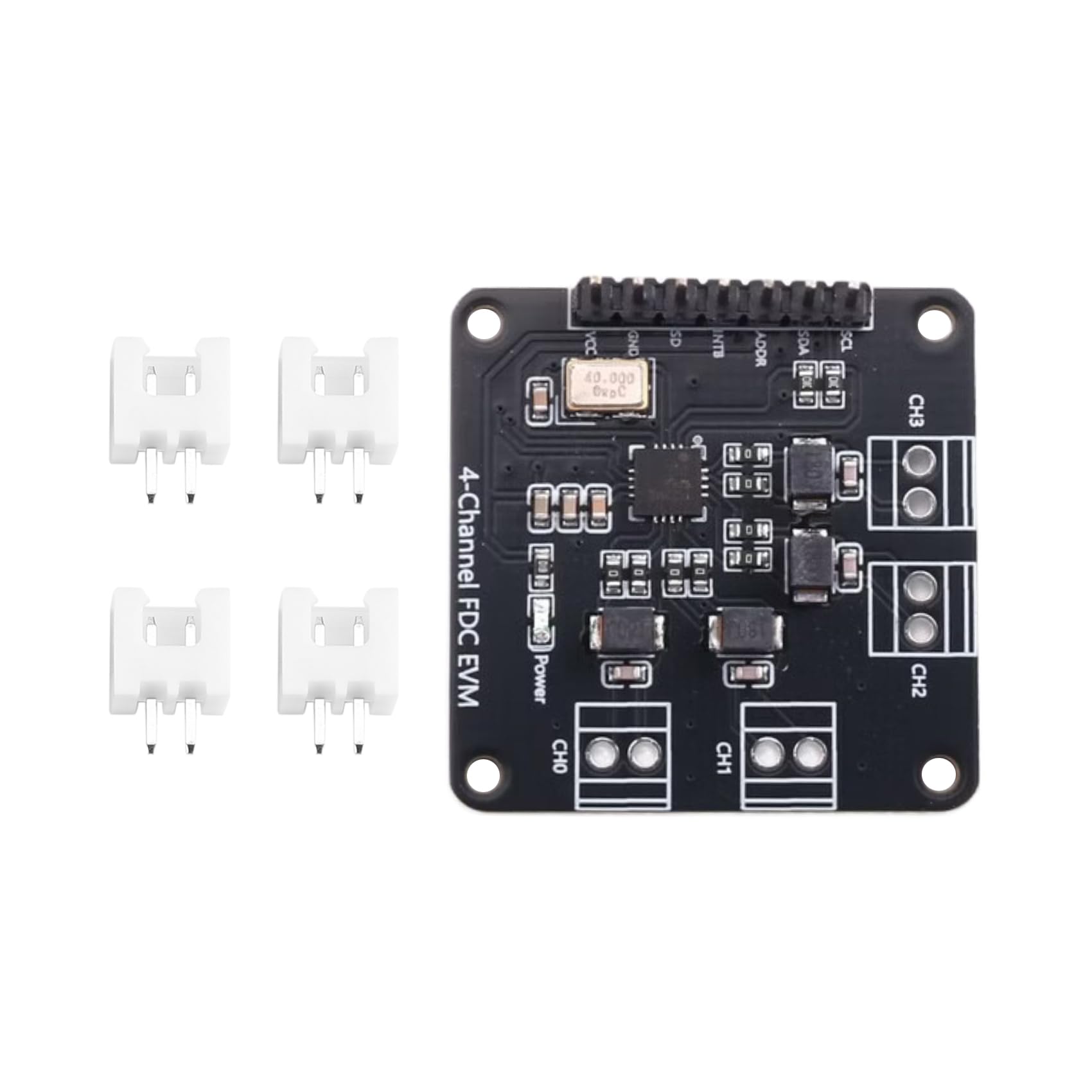 Aundhegrtt Black Fdc2214 Capacitive Sensor Module For Electronics 1Pcs For Gesture Recognition Paper Counting Liquid Level Measurement Detection