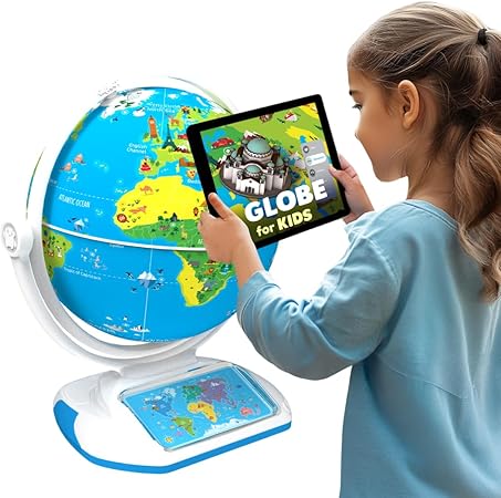 PlayShifu Interactive Globe for Kids – Orboot Earth Explorer: Tech Powered Interactive Globe for Kids | Smart Gift for Ages 4+ | 400+ Wonders, 1000+ Facts | Constellation Mode & Fun Games | Magic Stylus | Educational STEM Toys for the future scientists