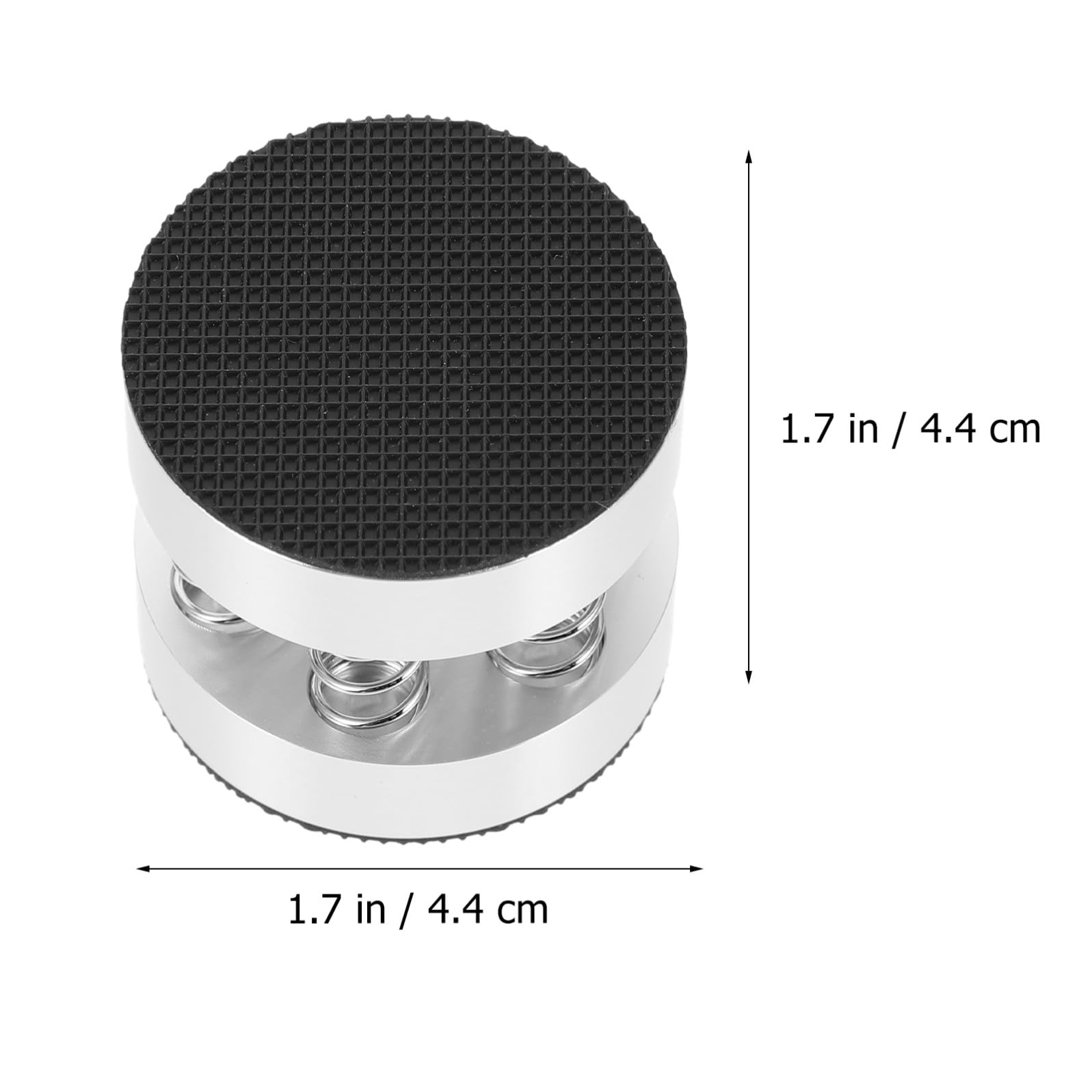 Piedini Antiscivolo a Molla per Altoparlanti Hifi, Supporti Ammortizzatori in Lega di Alluminio e Gomma, 4 Pezzi per Speaker Smart su Desktop e Ktv