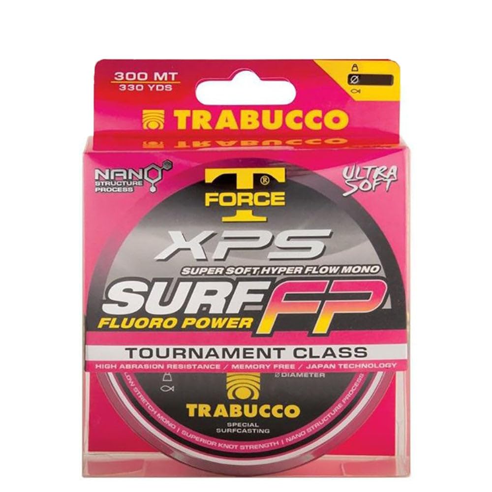 Trabucco Monofilo XPS Surf Fluor Pink 600 m 22 Różowy