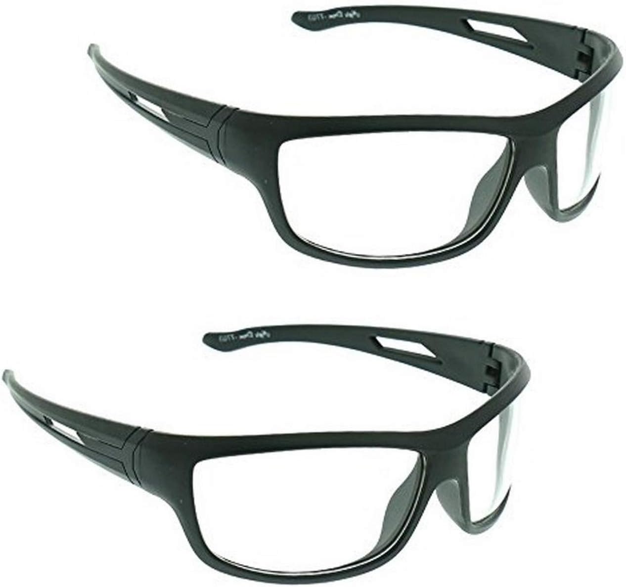 HIPPON Day And Night Vision Goggles for Riding Bikes Combo Pack of Driving Sunglasses for Men Women Boys & Girls (Clear Night Vision) - 2 Goggle Case