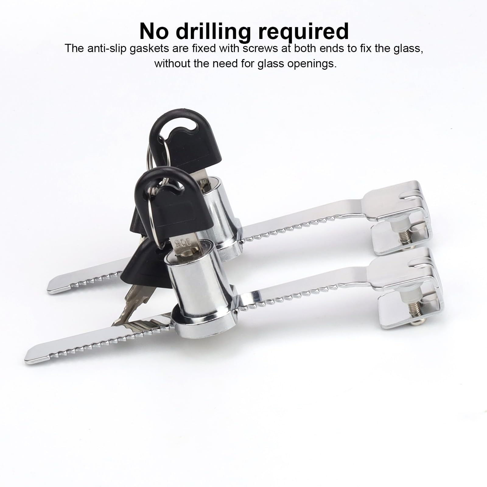 Schiebetür Schloss Für Glastüren - Zinklegierung & Einfache Montage