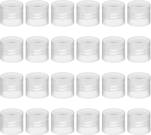 PATIKIL Tapas de botella giratorias, 24 piezas 20410, tapas de repuesto para botellas dispensadoras de pegamento, tapas dispensadoras, botellas de