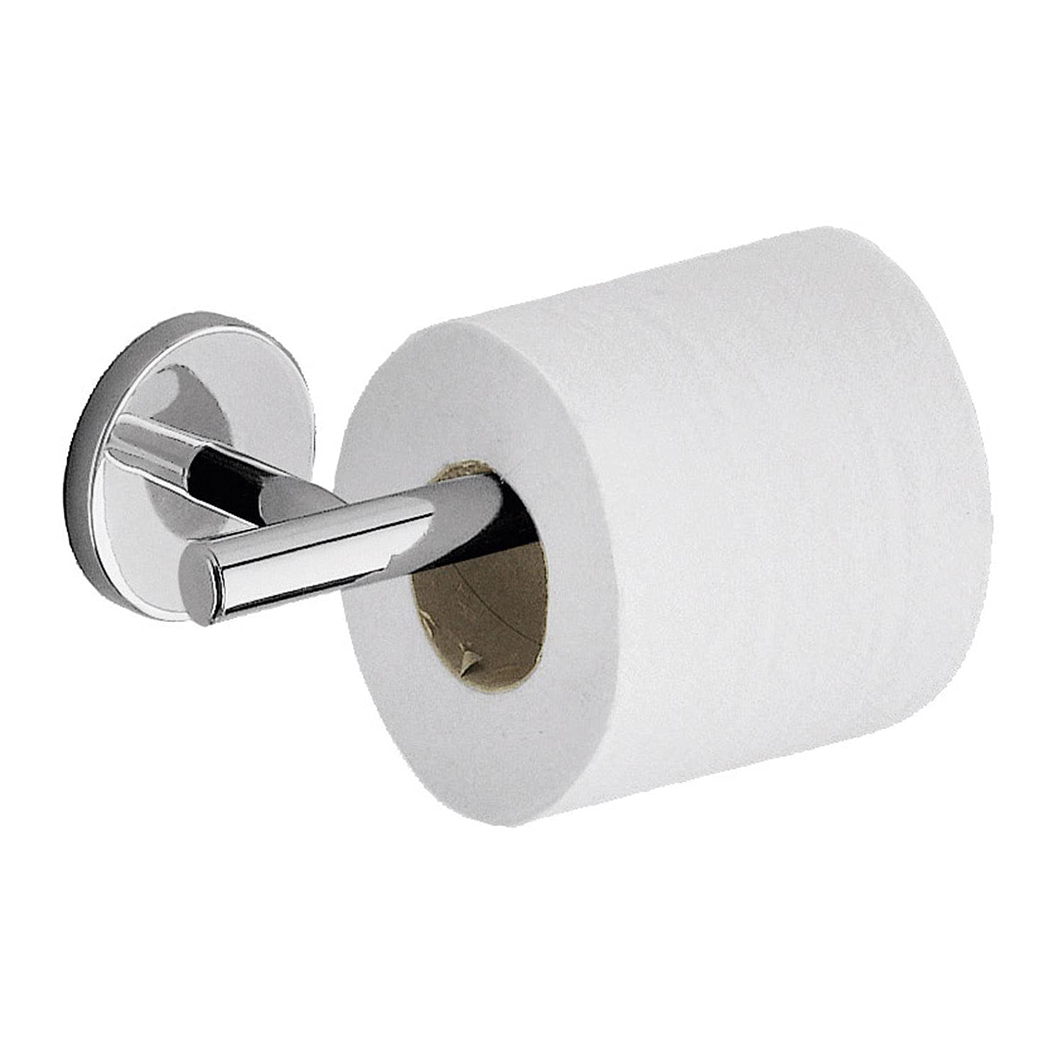 Gedy Chrome Cebu Toilet Paper Measures 6 x 18.2 x 8.5 cm and Weight 0.15 kg, Stainless Steel and Cromall Roll Holder, 10 Years Warranty, R&D Design, Unique
