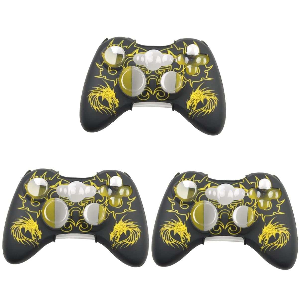 BESPORTBLE 3 Pezzi 360 Custodia in Silicone Per Controller - Robusta Facile Da Usare