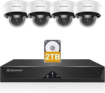 JENNOV 防犯カメラ 屋外 poeドーム型防犯カメラ 500万画素 Amazon.co.jp: 【800万画素対応】JENNOV 防犯カメラ 屋外 poeドーム型