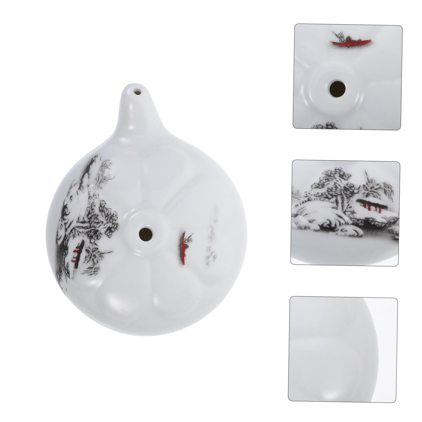 Contagocce Per Inchiostro Calligrafia Cinese - In Ceramica Porcellana, Design Elegante Per Pittura E Scrittura - Foto 2