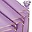 FUHITIM 20 Sheets Flower Wrapping Paper - Waterproof Floral Bouquet Packaging Paper for DIY CraftsFlorist Supplies Packaging Paper for Wedding Birthday Gift (Light Purple)