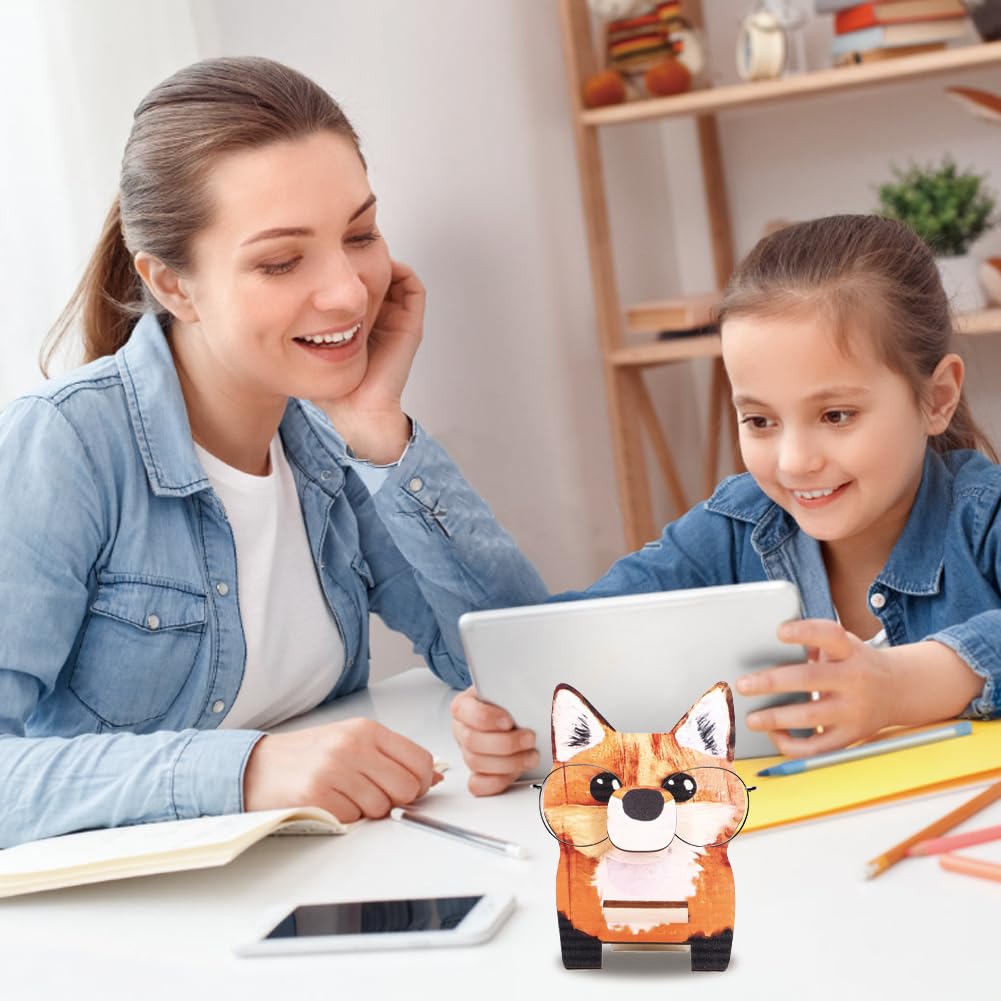 Porta Occhiali A Forma Di Animale In Legno - Supporto Per Tavolo Con Design Carino Per Occhiali E Gioielli - Foto 2