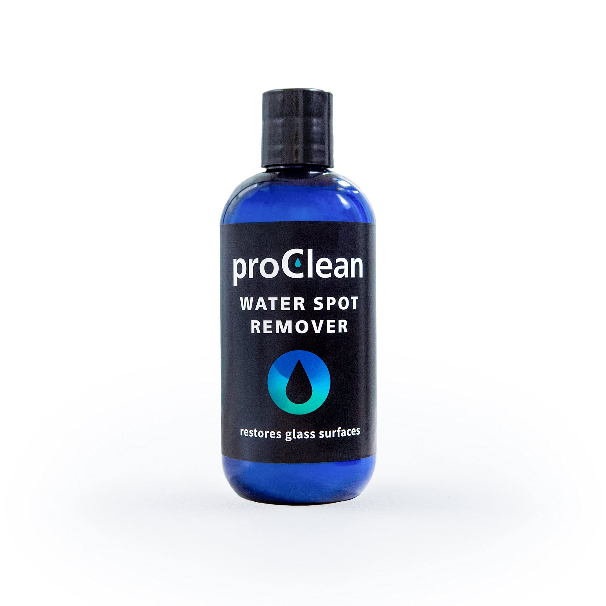 Glas Weld ProClean Water Spot Remover, Hard Stain Remover for Glass,Remove Stubborn Spots on Glass, Remove Shower Door Glass and Window Water-Based Biodegradable NO Acid. (8 OZ)
