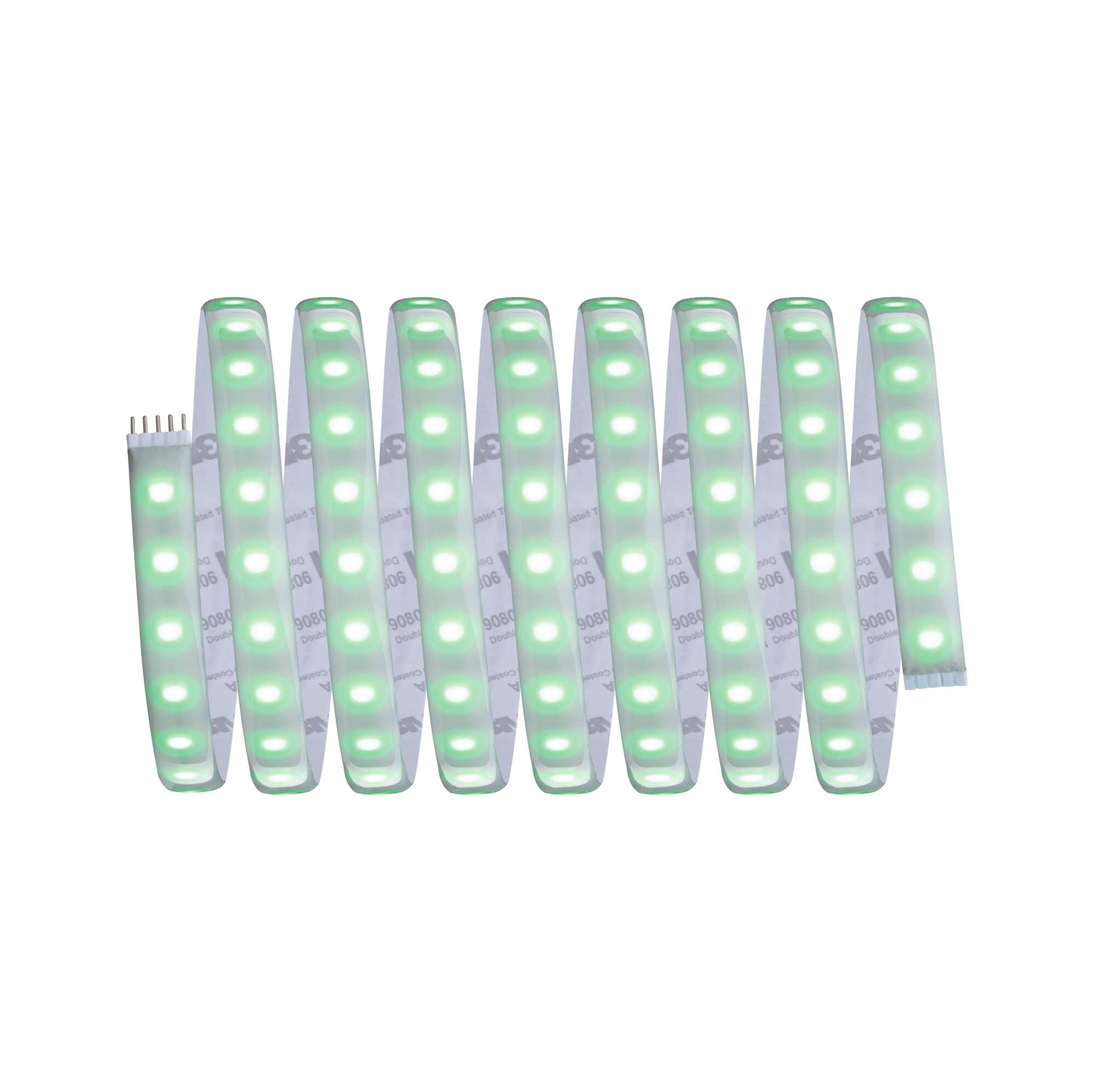 Paulmann 70529 Strip LED MaxLED 1000 RGBW juego básico IP44 33W 1000lm/m regulable 3m plateado plástico 72 LED/m 75VA