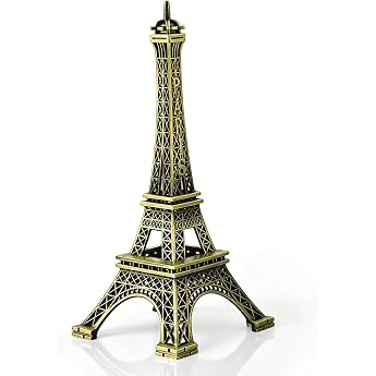 Paris Eiffel Tower Model Metal Craft Architecture Model Eiffel Tower Small Zinc Alloy Eiffel Tower Replica for Desktop Decoration Souvenirs 15 cm