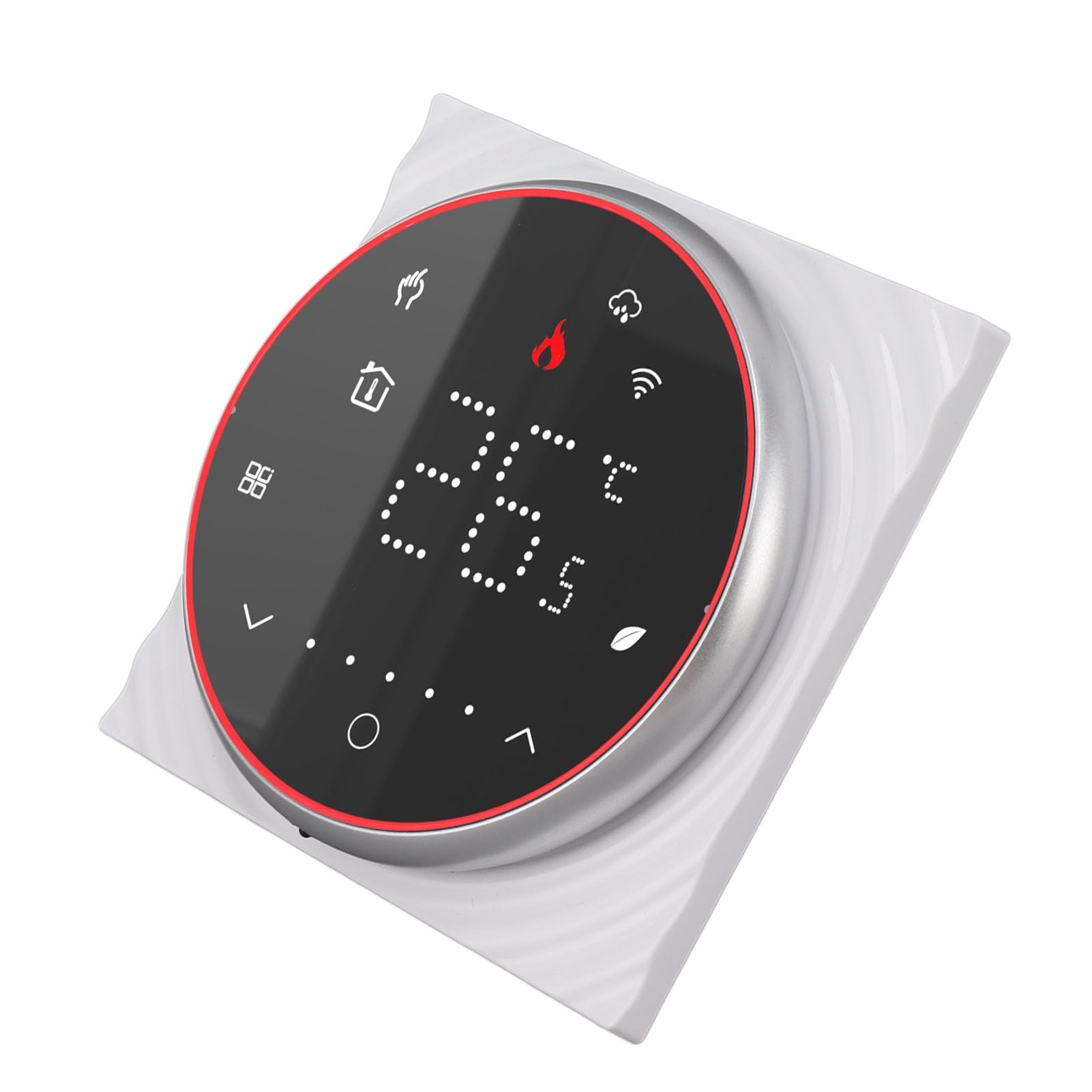 Control de voz del termostato inteligente programable con APP (Negra)